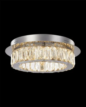Crytsal Ring Flush Dimmable