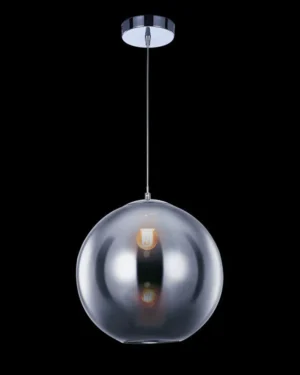 Oberon Small Single Pendant Chrome