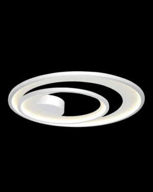 Saturn Double Ring Flush White